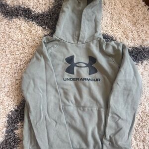 Under Armour Greenish/Gray Fleece Hoodie
